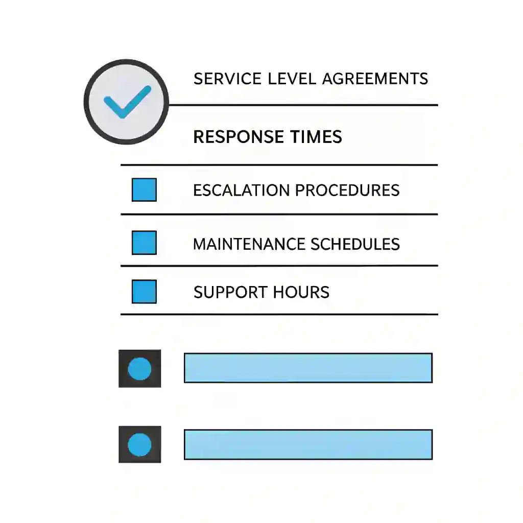 it support contract checklist